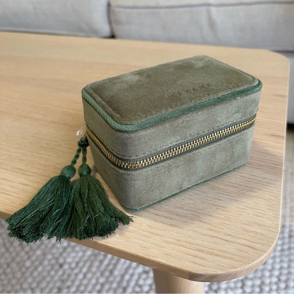 Sezane Handbags - Sezane Velvet Jewelry Box